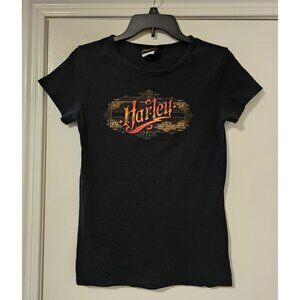 Harley-Davidson Womens T-Shirt Graphic - Screw It Lets Ride Sz M Biker Babydoll